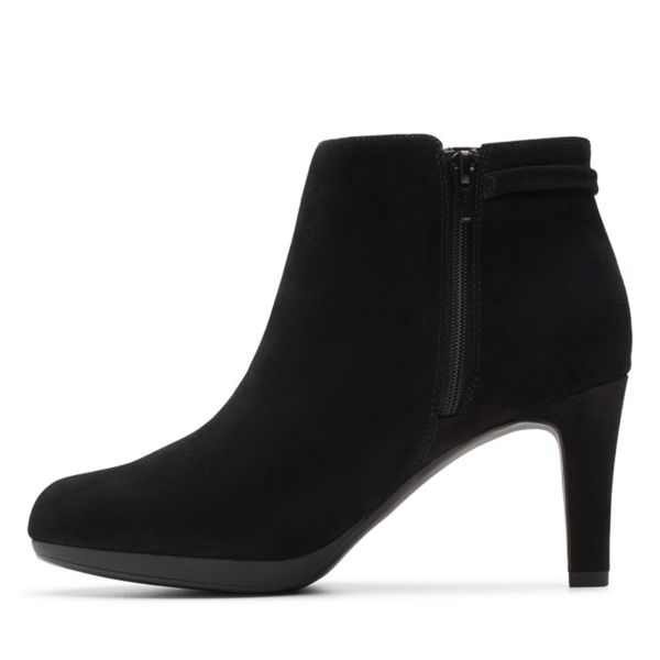 Clarks Womens Adriel Mae Ankle Boots Black | UK-8420973